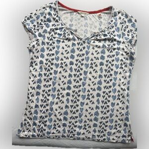 Heart Patterned White Stuff UK Top